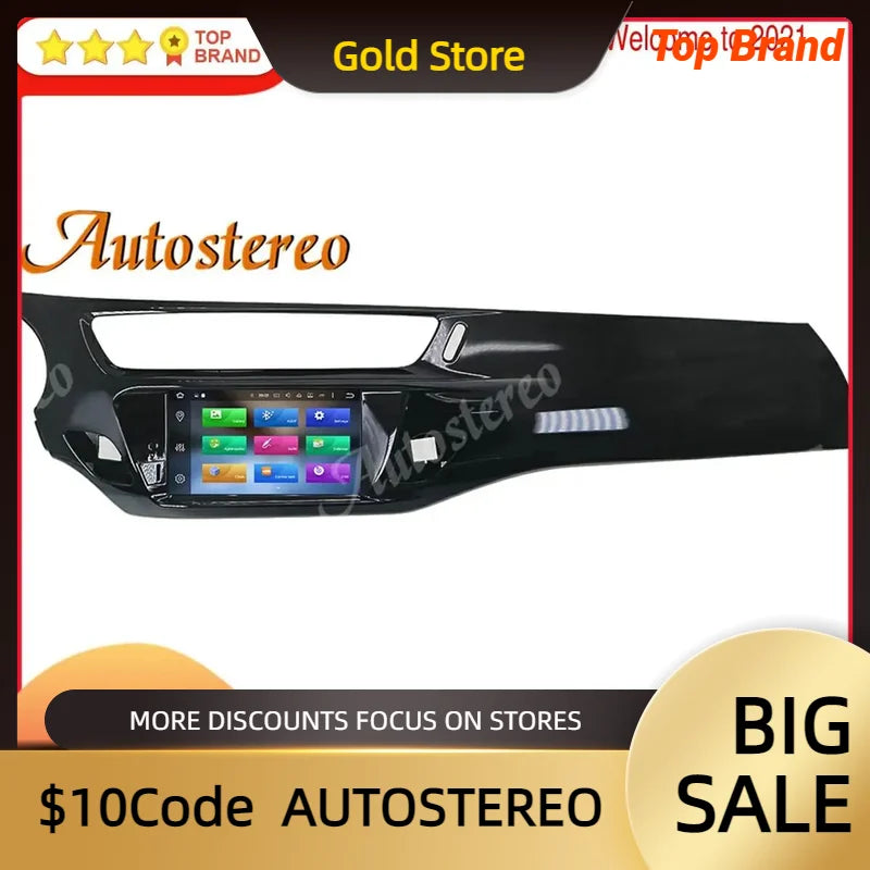 Android 13 64GB Car DVD Player GPS Navigation For Citroen C3 DS3 2010+ Multimedia Radio Ta