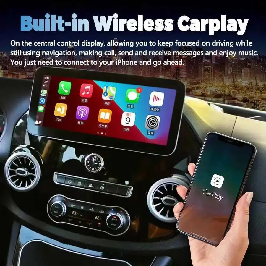 12.3" Android Car Radio For Mercedes Vito W447 2015-2023 Stereo Carplay Multimedia Video P | AUTOKITSHOP