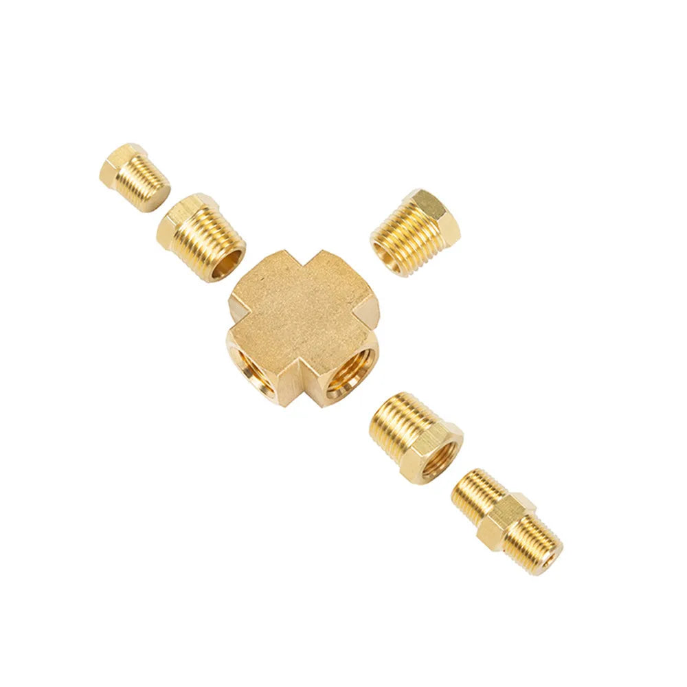 1Set Car Adapter Distributor For Oil Pressure Distributor Sender Oil Temperature Sensor 1/