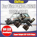 6500K White H4 LED Headlights 20000LM Headlamps Plug and Play Car Headlamps 3570 CSP Chips