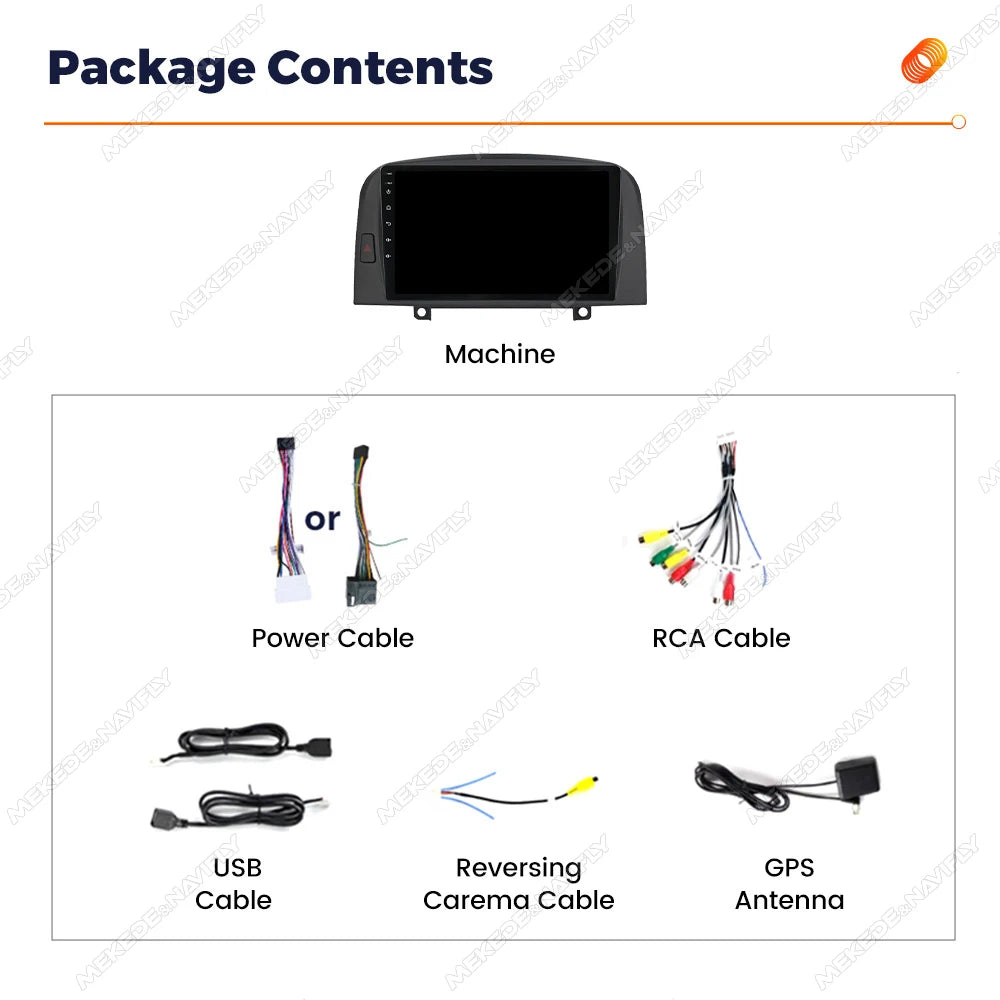 IPS touch screen Car Radio For Hyundai Sonata NF 2004 - 2008 Wireless Carplay GPS Navigati
