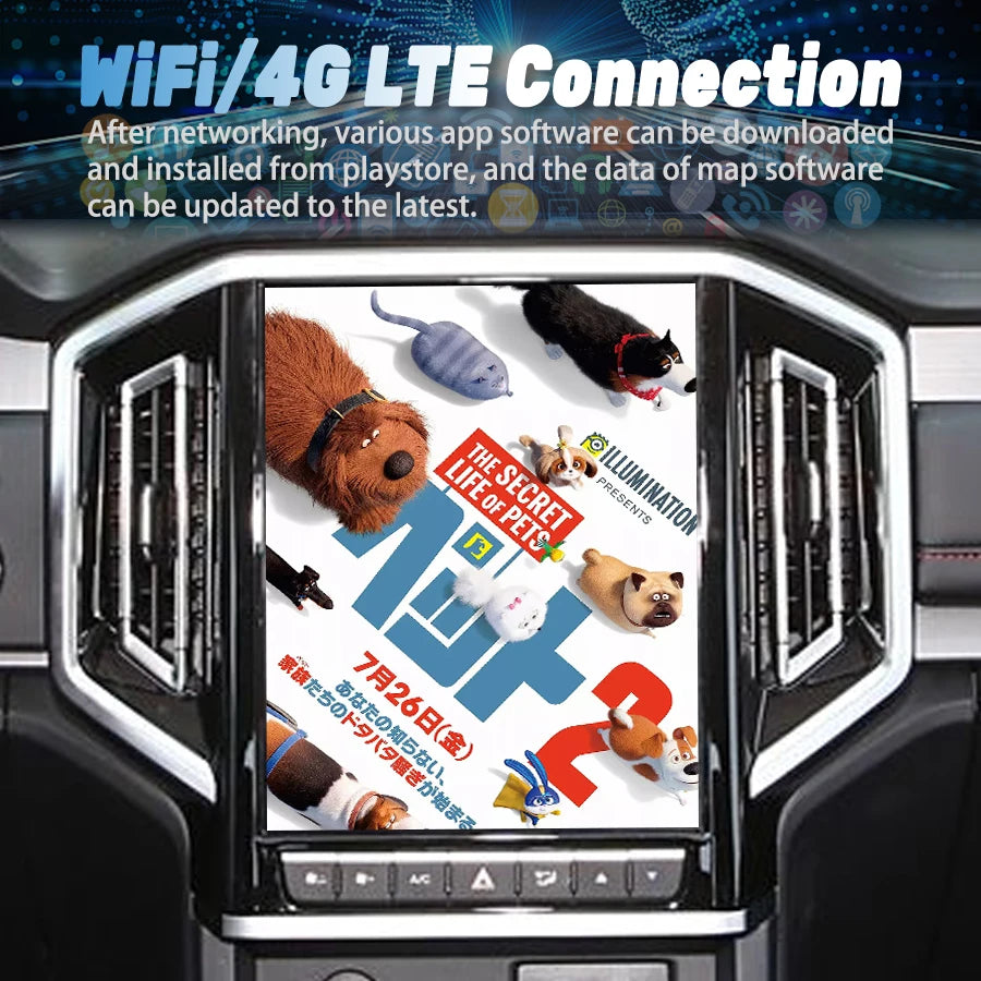 9.7" For JAC T9 Jianghuai Hantu 2024 Android Multimedia Video Player Stereo Car GPS Naviga