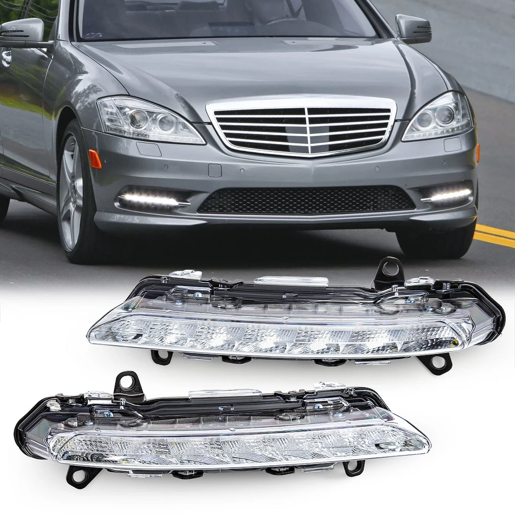 2218201756 2218201856 DRL For Mercedes Benz S-Class W221 S350 S500 C250 C300 LED Daytime R | AUTOKITSHOP