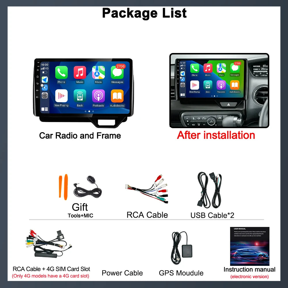 Car Radio Android 16 For Honda N-BOX II 2017 - 2021 Multimedia Video Player Auto Stereo Na | AUTOKITSHOP