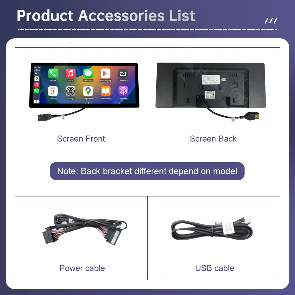 12.3" Ultra Thin Multimedia Touch Screen For BMW X3 F25 X4 F26 2011-2022 Wireless Carplay  | AUTOKITSHOP