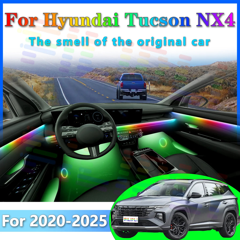 RGB - Ambient Light - for Hyundai NX4 2023-2026 - App Control - Car Interior Lighting | AUTOKITSHOP