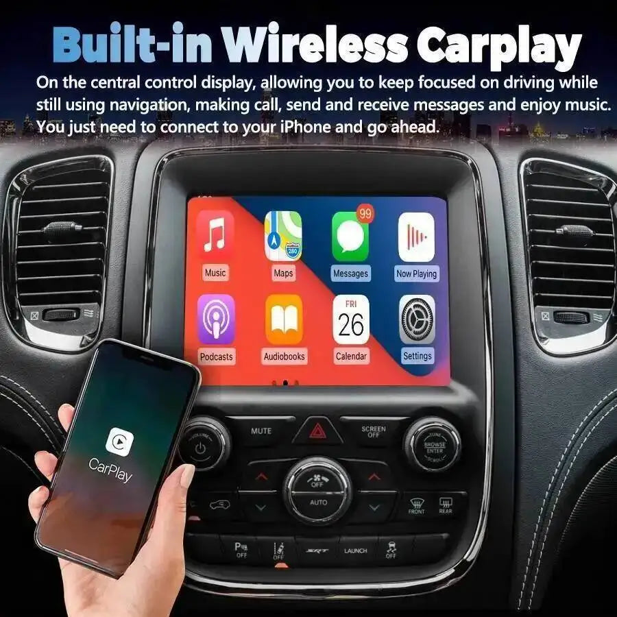 Radio For Dodge Durango 2011-2020 Multimedia Video Player GPS Navigation 8.4" Android 15 C
