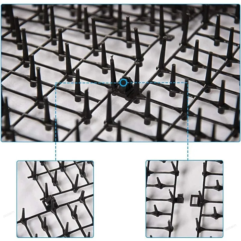 Scat Mat for Cats with Spikes Pet Repellent Pad Dog Digging Deterrent for Indoor Sofa Outdoor Ga - Automotive LED Light