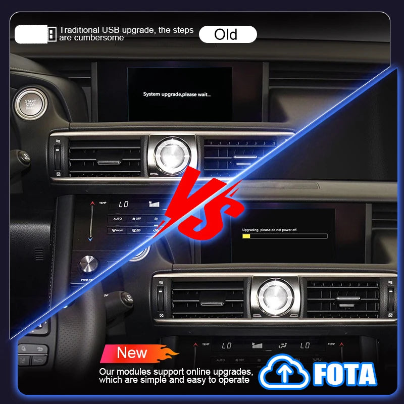 Latest Wireless CarPlay for Lexus IS 2014-2019, with Android Auto MirrorLink AirPlay Car P