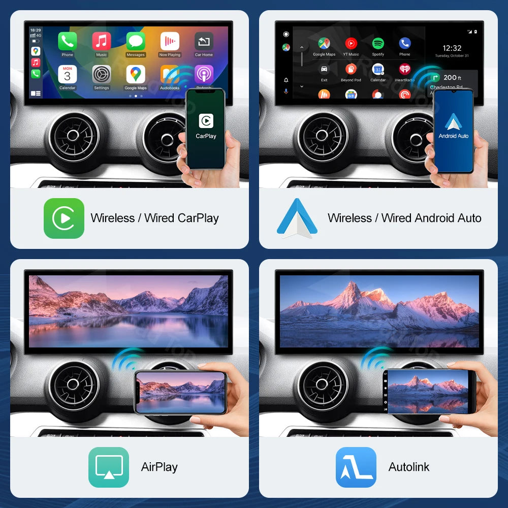 CN 12.3 inch Touch Screen For Audi Q2 2014-2019 Multimedia Display Airplay Miracast Functi | AUTOKITSHOP