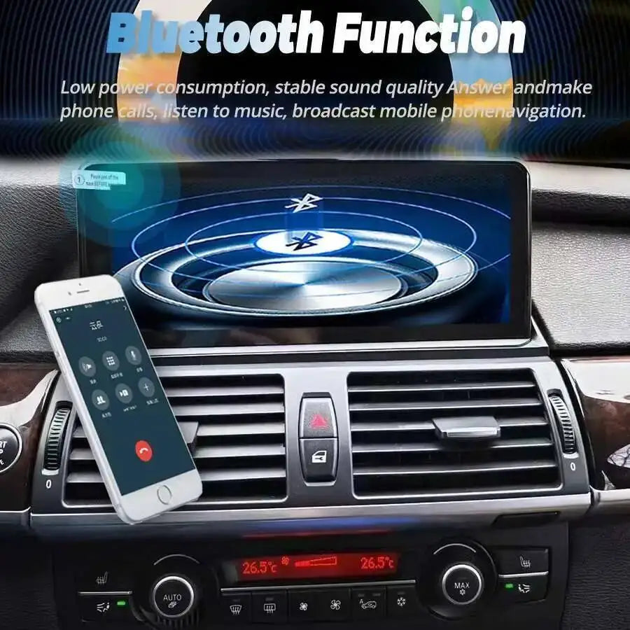 12.3" Android 15 Auto Car Radio For BMW X5 E53 X6 E70 E71 2007-2013 CIC CCC System Stereo  | AUTOKITSHOP
