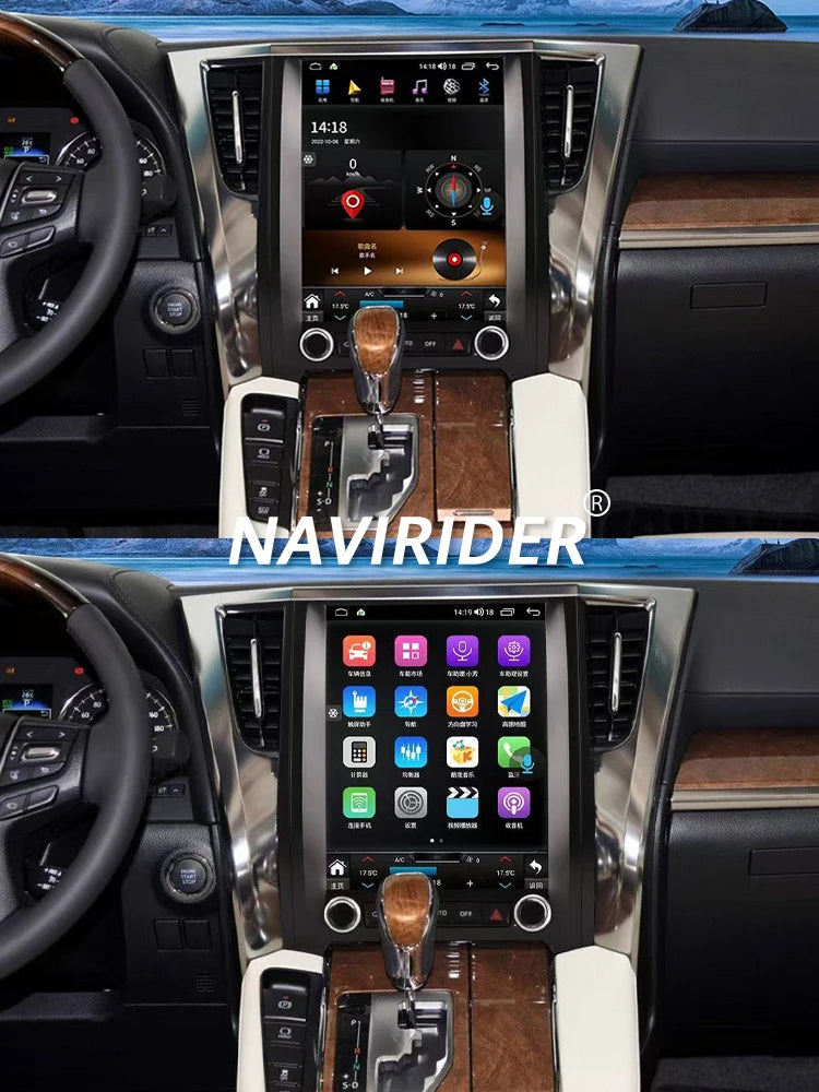 4G Car Radio For Toyota Vellfire For Toyota Alphard 30 GPS Carplay Android 15 Multimedia V