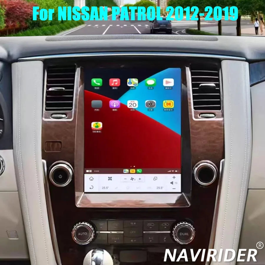12.1inch Vertical Screen For NISSAN PATROL 2012-2019 Car Radio GPS Navigation Carplay Andr | AUTOKITSHOP
