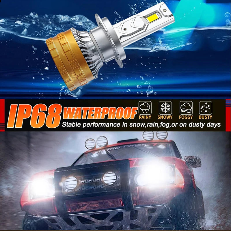 H7 LED Headlight H4 Ultra Bright Canbus 36PCS 9570 CSP H1 H11 H8 9005 9006 HB3 HB4 9012 HI