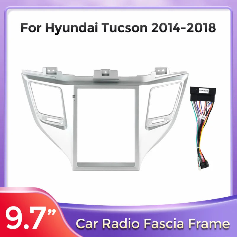 Fascia Adapter for Hyundai Tucson 2014-2018 for Tesla Style 9.7" Android Car Radio Headuni | AUTOKITSHOP