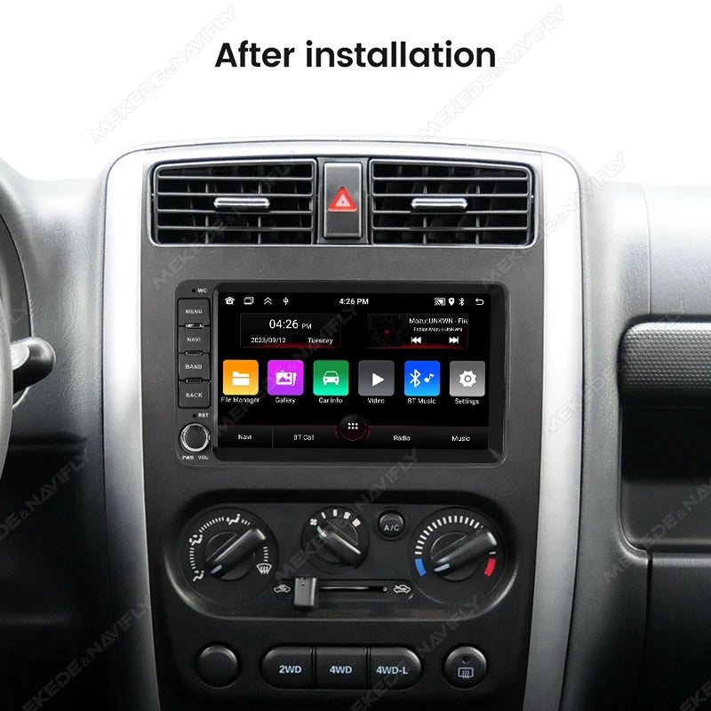 Wireless CarPlay Android Auto Multimedia Display Screen Android 15 Car Radio GPS Intellige