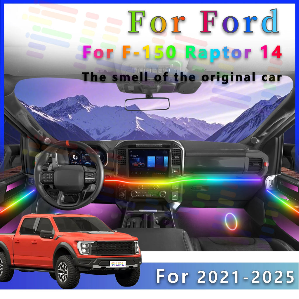RGB - Ambient Light - for Ford 2021-2025 - Car Interior Lighting | AUTOKITSHOP