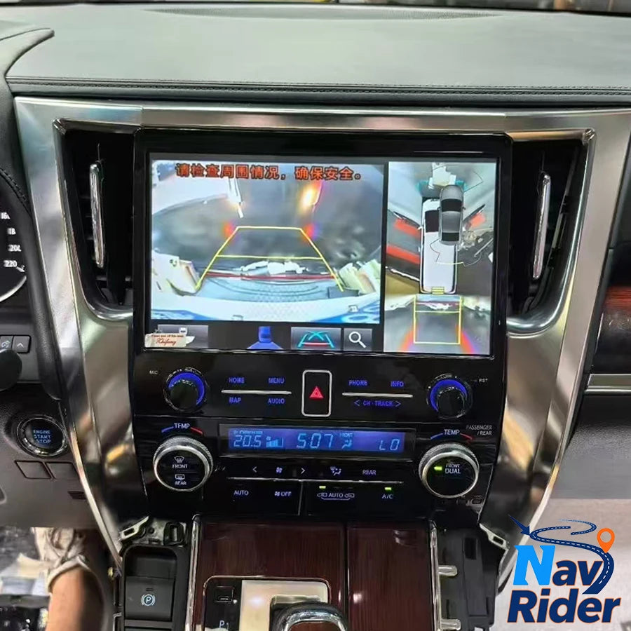 11.6" Android Carplay GPS Autoradio Navigation For Toyota Alphard 30 Series Vellfire A30 2