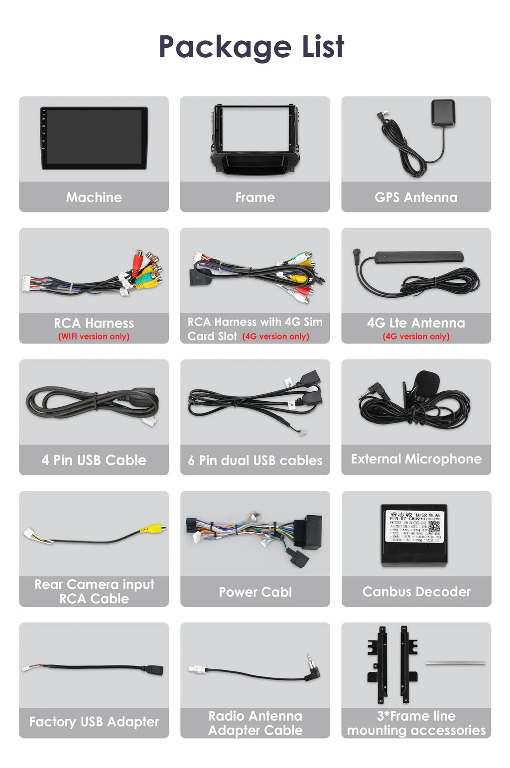 2din 360 Camera Android Car radio For Chevrolet Malibu 2012-2015 Carplay for Apple Android