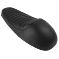 Black Crocodile Grain Cafe Racer Motorcycle Seat Vintage Tuck Roll Double Saddle Universal Bobbe - Automotive LED Light