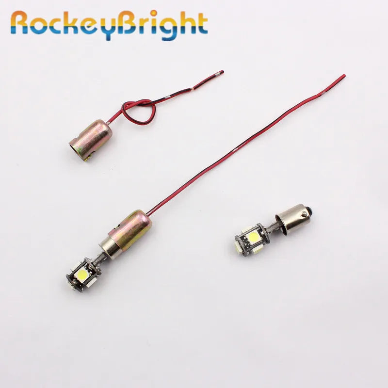 Rockeybright BA9S Auto LED Light Holder Adapter Socket Base Connector T11/BA9S H6W T4W T9