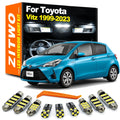 ZITWO Car Interior Dome Map Reading Light LED Bulb Kit For Toyota Vitz 1999- 201 for Toyota 1999-2016 - Canbus LED Car L