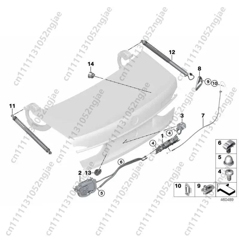 Tailgate Support Rod For BMW 7 SERIES G11 G12 730i 740i 750i 2016-2019 Rear Tailgate Power | AUTOKITSHOP