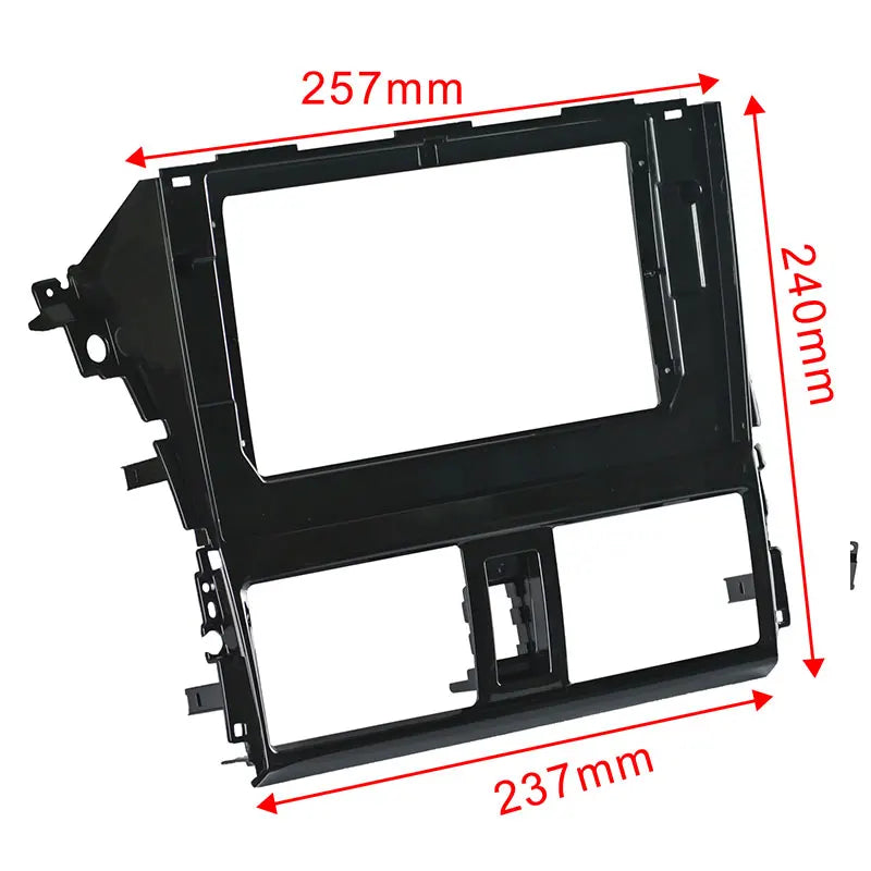 10 Inch Car Fascia For TOYOTA VIOS Yaris 2013- 2017 Fascias Audio Fitting Adaptor Panel 2d | AUTOKITSHOP