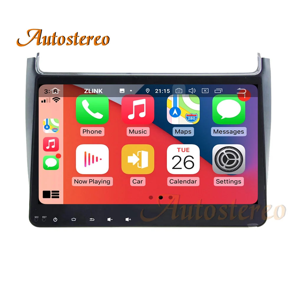 Android 13 Wireless Carplay Car Radio GPS Navigation Unit For Volkswagen Polo 2015-2019 Au