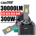 CARLitek D1S D3S LED Headlight HID D2S D4S D5S D8S Turbo LED D1R D2R D3R D4R 30000LM 300W