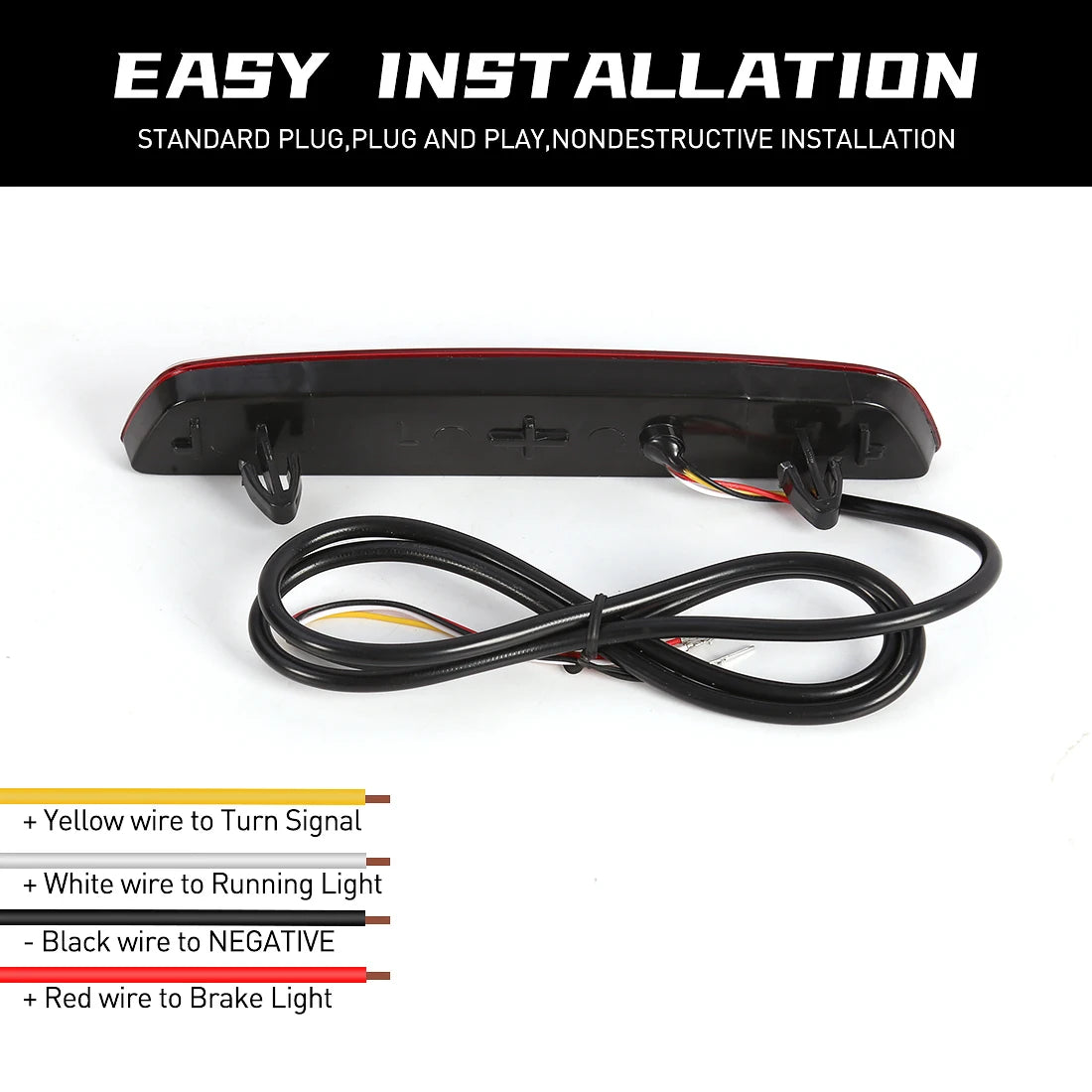 LED Rear Bumper Reflector Lights For Chevrolet Chevy Trax 2012 2013 2014 Brake Warning Dyn | AUTOKITSHOP