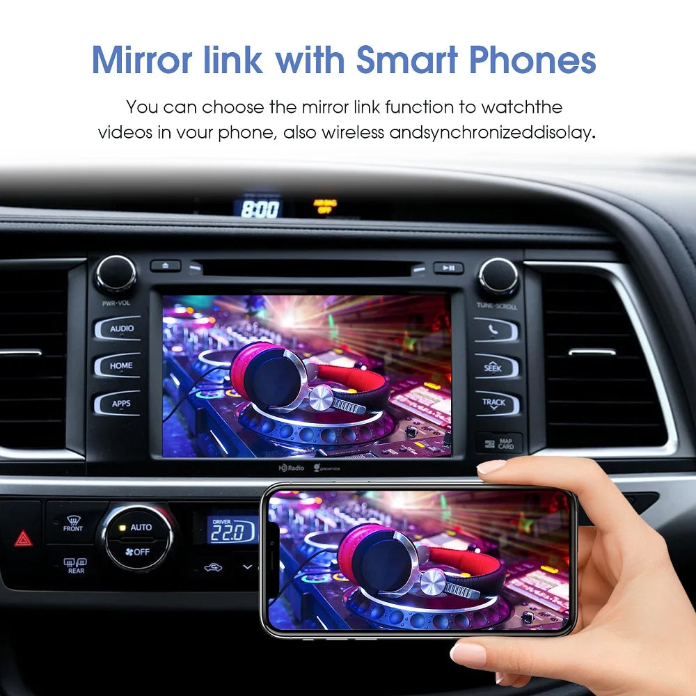 For Apple Carplay Android Auto For Toyota Touch 2 Entune 2.0 Highlander Tundra Sienna Priu | AUTOKITSHOP