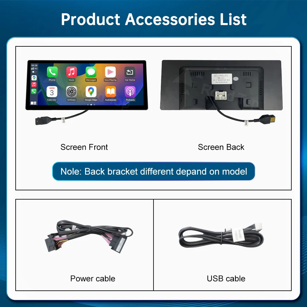 12.3 Car Multimedia Display Screen For BMW 1 2 3 4 Series F20 F21 F22 F30 F31 F32 F33 NBT  | AUTOKITSHOP