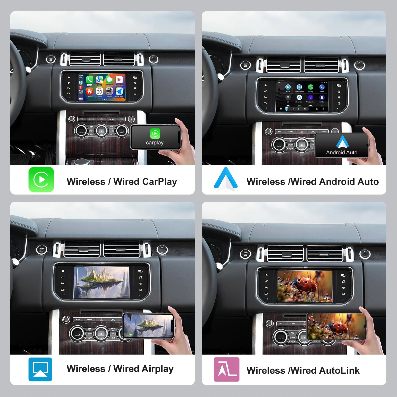 For Land Rover Jaguar Bosch Harman Discovery4 Evoque Freelander2 XE XF XJL Wireless carpla
