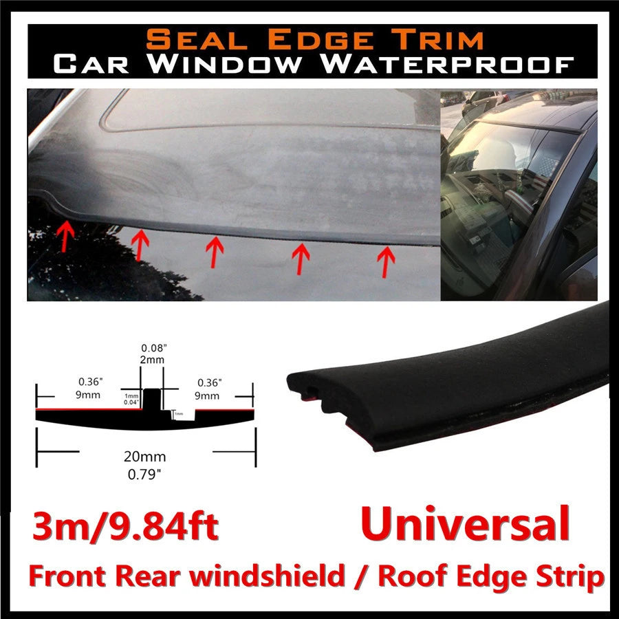 3M Universal Rubber Fillers Adhesives & Sealants Seal Car Front Rear Windshield Sunroof Wa
