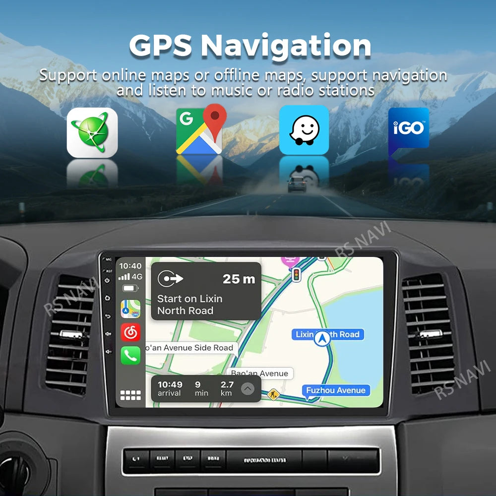 Qualcomm Android 16 For Jeep Grand Cherokee 2005 - 2007 2K QLED Android Car Radio Multimed