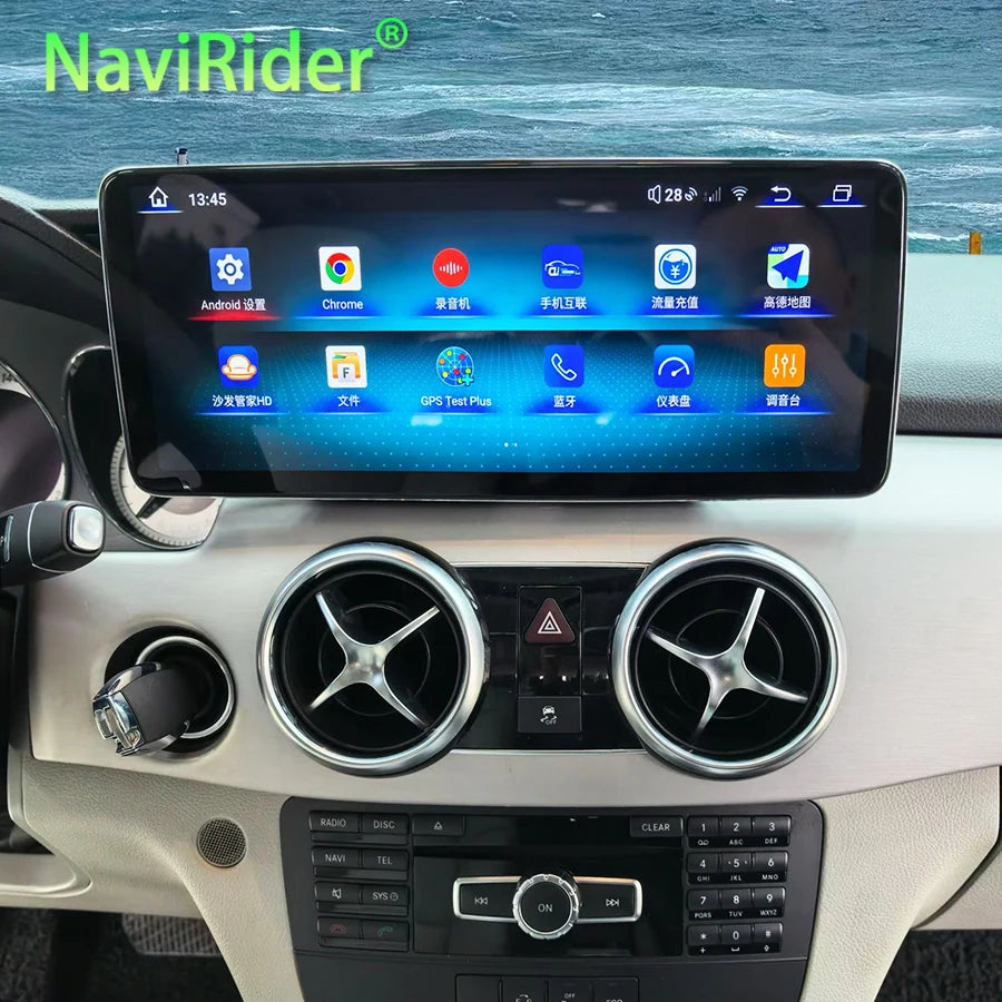 12.8" Android Car Radio For Benz GLK Class 2013 2014 2015 GPS Navigation Auto Stereo Scree