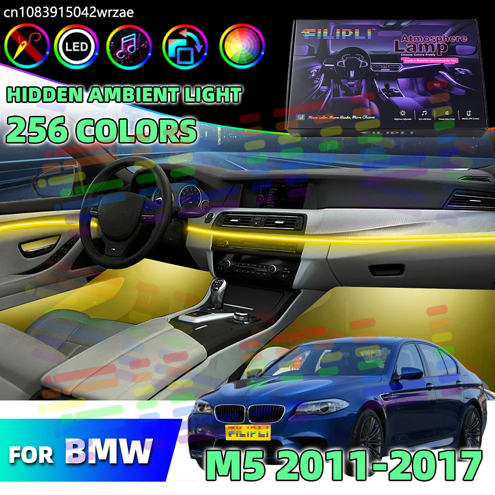 64 RGB - Ambient Light - for BMW F11 F10 M5 - App Control - Car Interior Lighting | AUTOKITSHOP