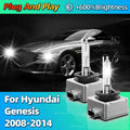 6000K Car Headlight 35W D1S Xenon HID Car Bulbs 35W Headlamp For Hyundai Genesis 2008 2009