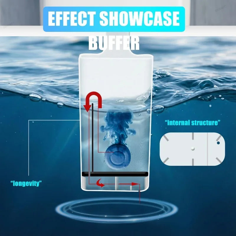 Slow Release Hanging Toilet Bowl Cleaner Box Solid Dispenser Spare Part For Toilet Tank Prolong  - Automotive LED Light