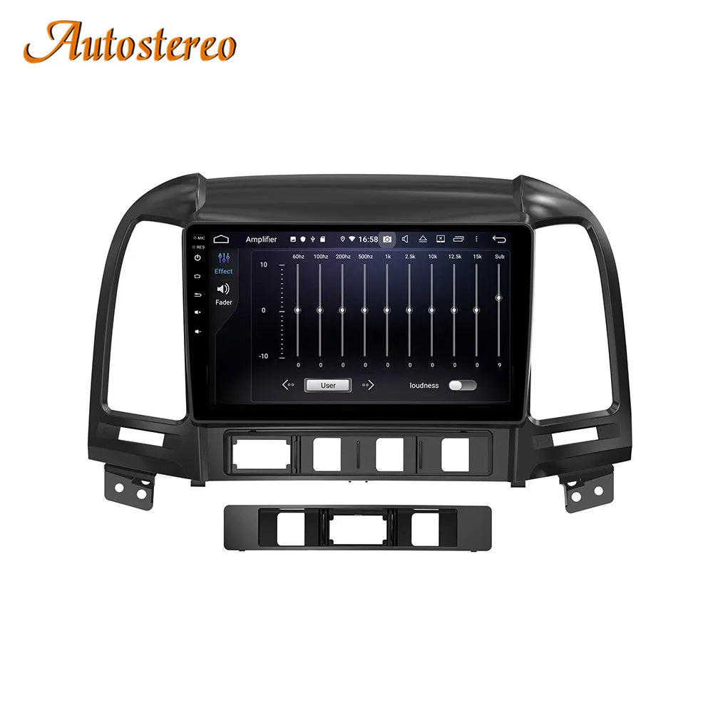 Carplay Android 14 Car Multimedia Player GPS Navigation for Hyundai Sante Fe 2006-2012 Car