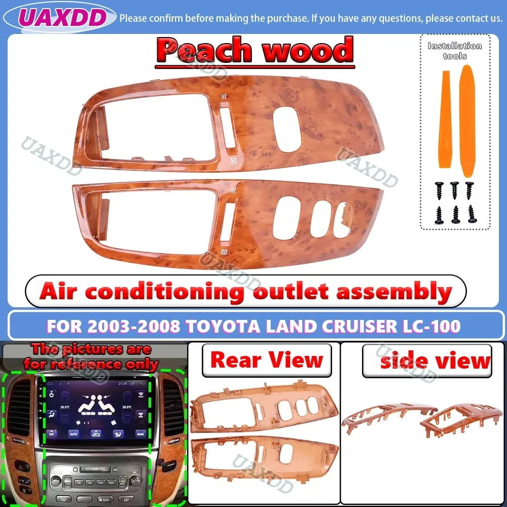 FOR 2003-2008 TOYOTA LAND CRUISER LC-100 Car Air Conditioner Outlet side Frame Vents Panel