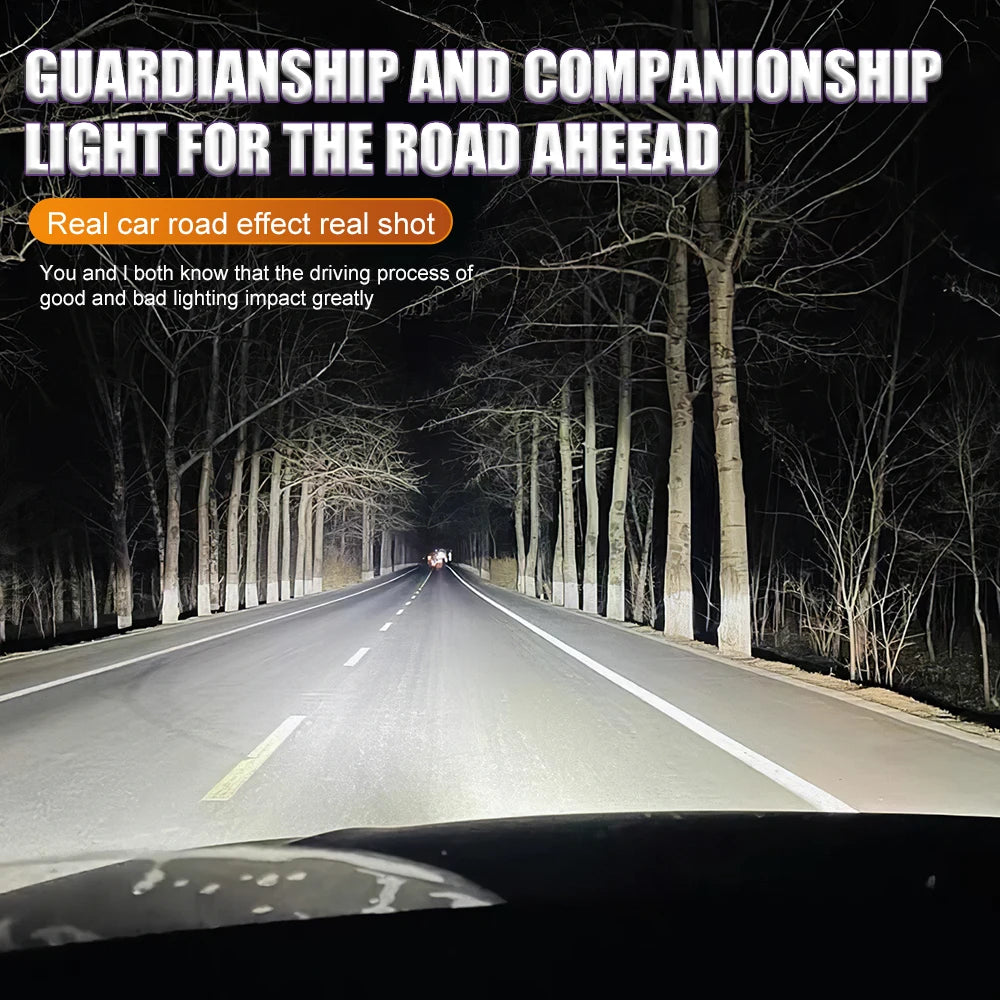 H1 H4 H7 LED Headlight H11 9005 9006 Plug And Play Auto Lights 2200000LM With Turbo Fan Co