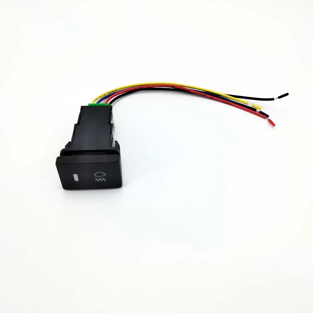 Fog Push Button Switch w/ Amber LED Background Indicator Lights OEM For Toyota