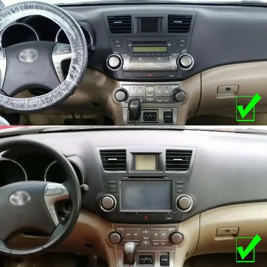 12.1inch Screen For Toyota Highlander 2007-2013 Android GPS Multimedia Carplay Head Unit A | AUTOKITSHOP