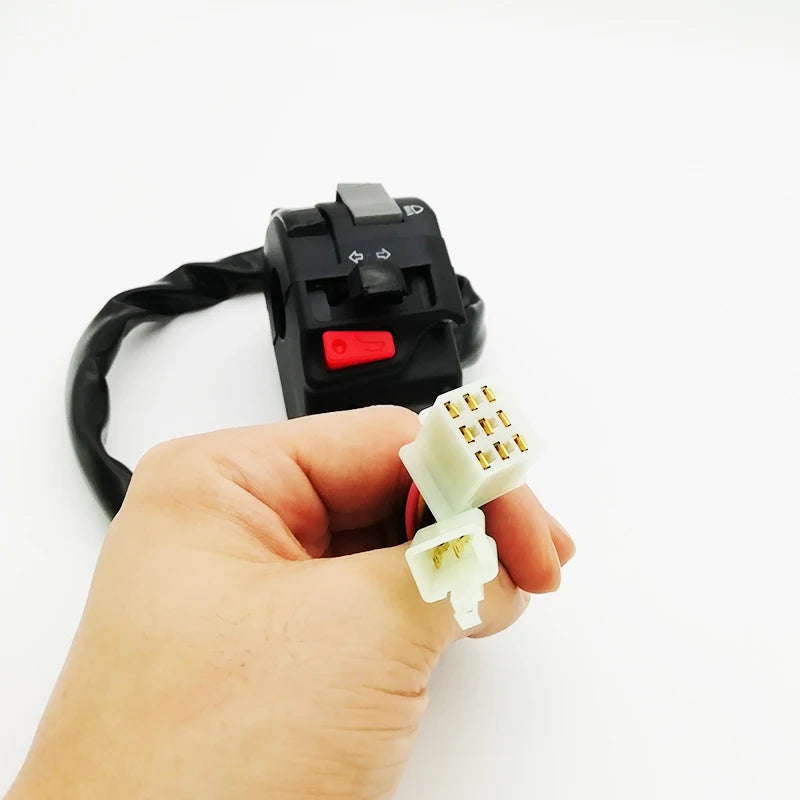 Motorcycle Handlebar Switch for Headlight Fog Lamp Turn Signal Horn Control