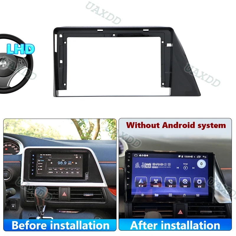 Car DVD Radio Android Fascia Multimedia for Toyota 2015 Sienta 9 10.1 Inch CD MP3 MP5 Vide