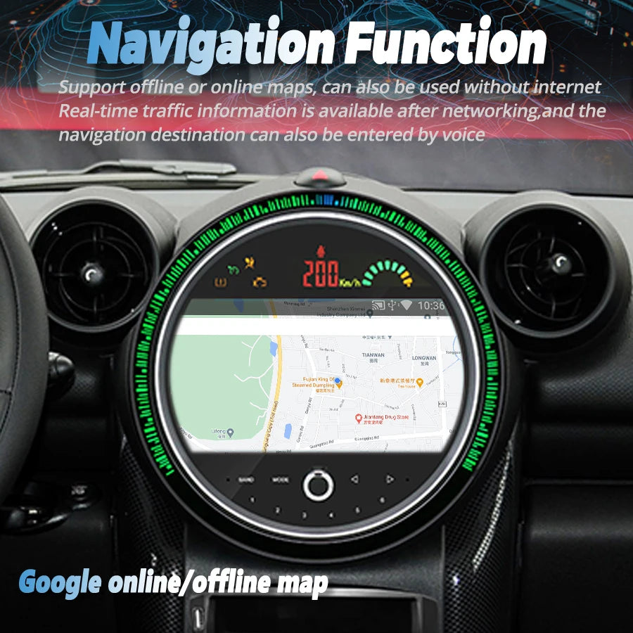 9inch Auto Radio For BMW Mini Cooper Countryman R56 R60 F54 F55 F56 Car Multimedia GPS Ste | AUTOKITSHOP