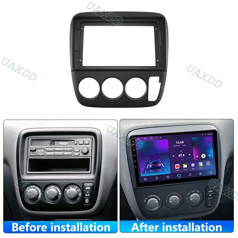 2Din For Honda 1997 2006 CRV 9inch radio android stereo frame panel fascia dashboard audio