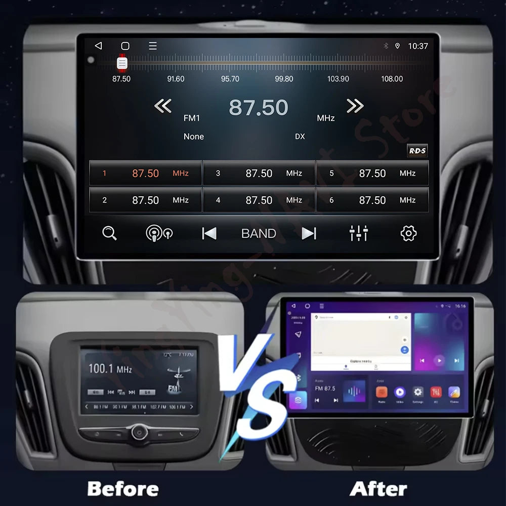 13.1inch CarPlay Auto Android 15 For Chevrolet Malibu 9 2015-2022 Car Radio GPS Navigation